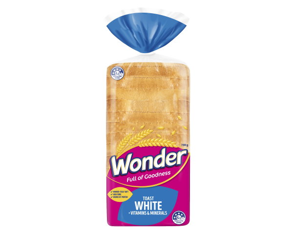 Wonder Toast White Vitamins and Minerals 700 g