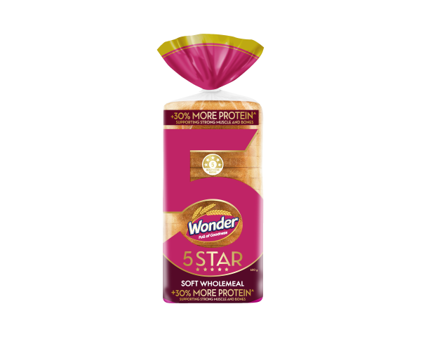 Wonder 5 Star Soft Wholemeal 680 g