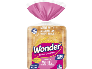 Wonder Sandwich White + Vitamins & Minerals Bread 320g